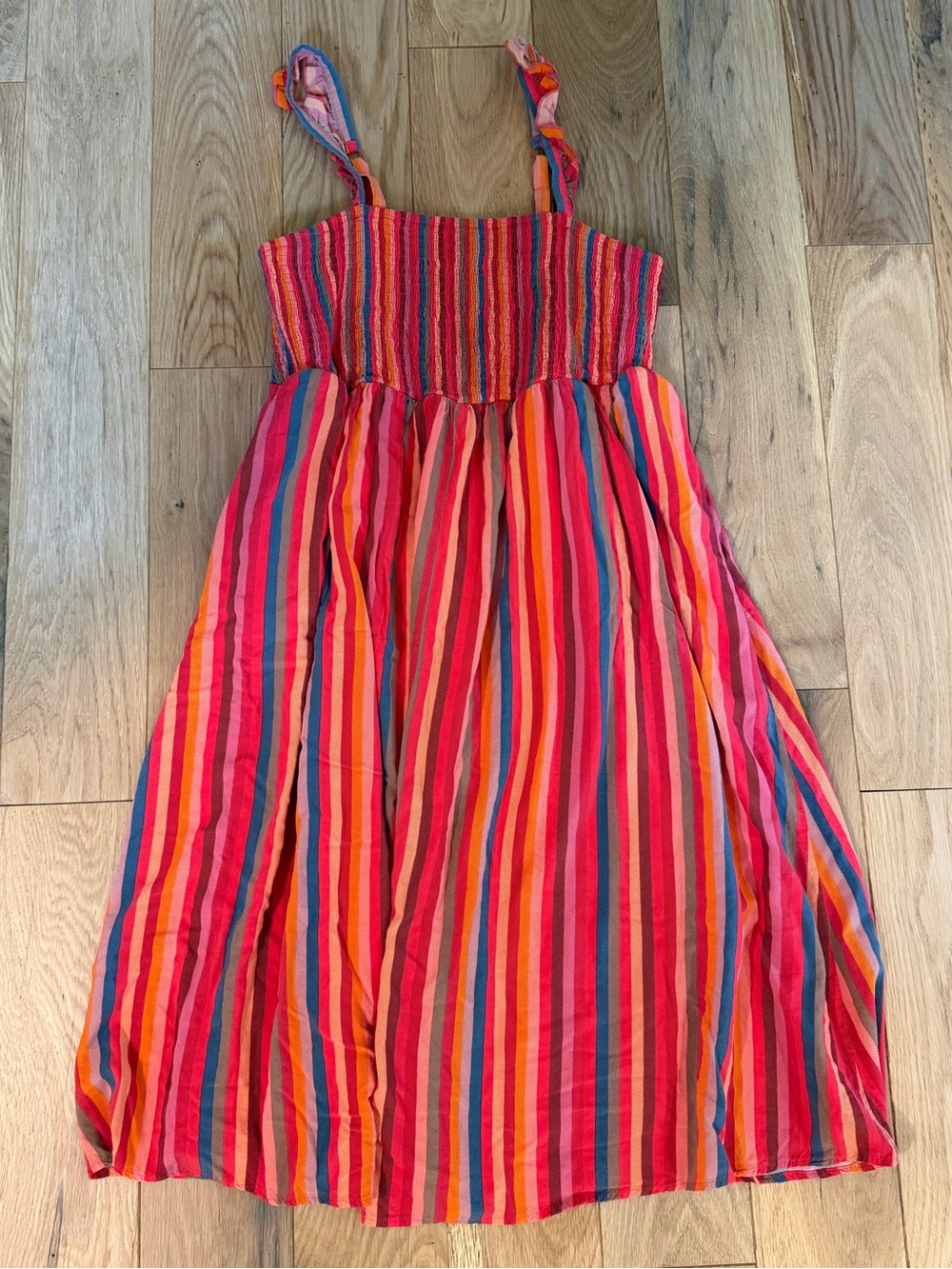 torrid Multicolor Striped Sundress in Pink, Orange, Blue, Green - Size 1 Women’s